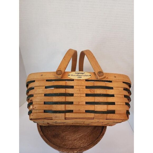 Retired Set of 3 Longaberger Woven  Baskets - Picture 6 of 11